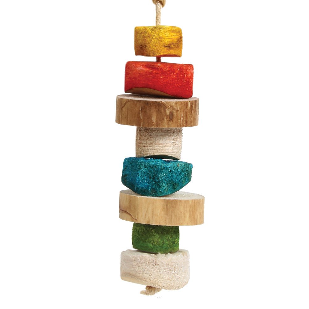 An image of Especial Bird Kabob Natural Parrot Toy