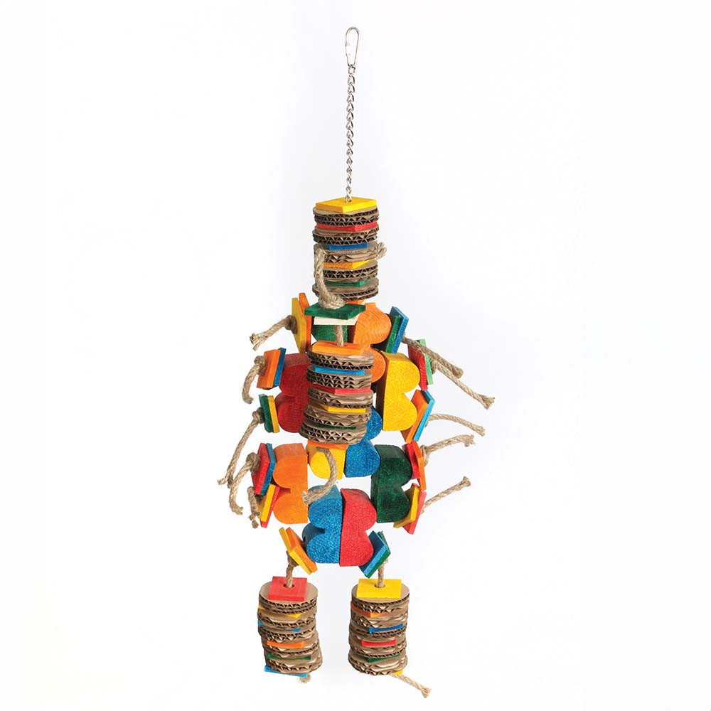An image of Parrot Activia Happy Jack Chewable Parrot Toy