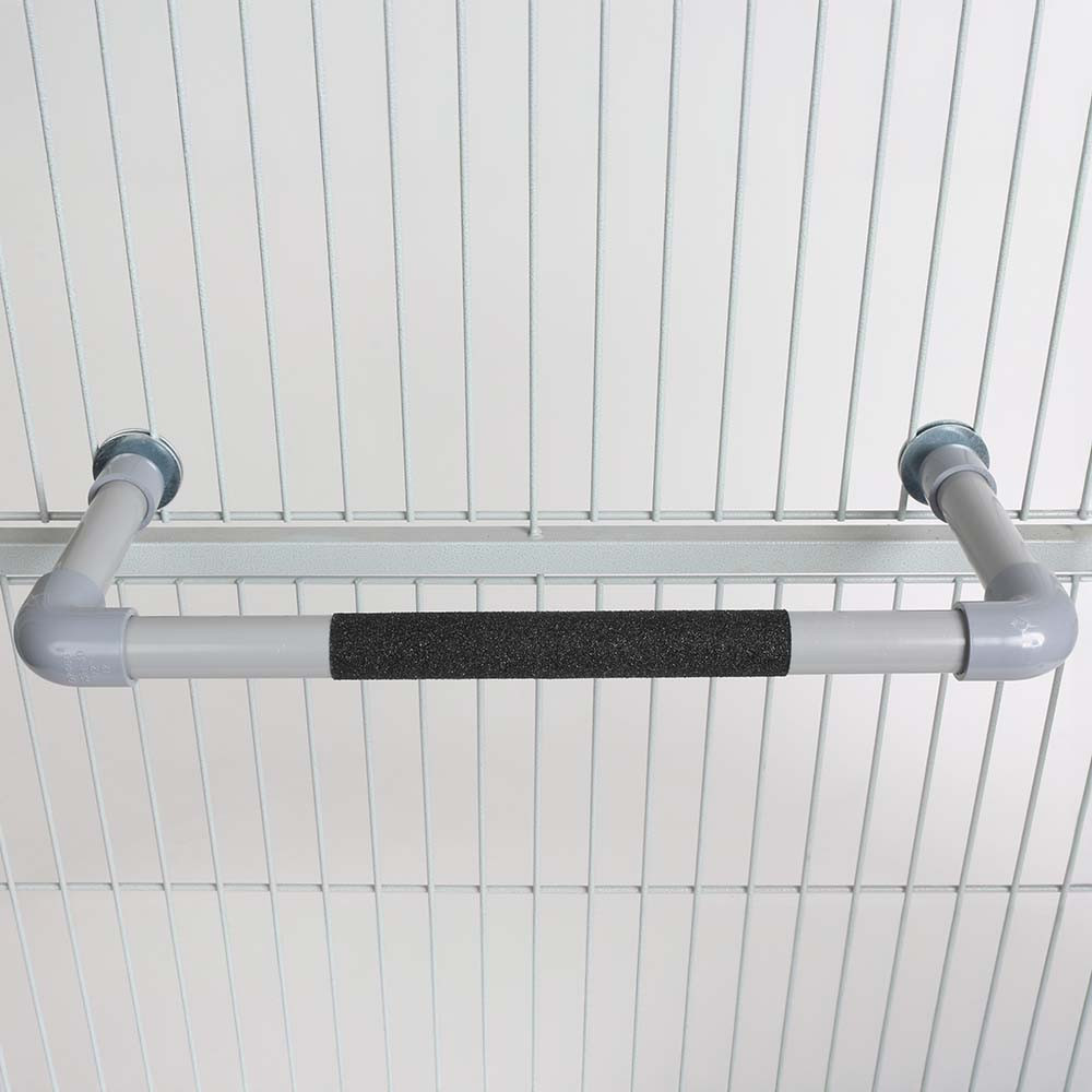 An image of PVC U Shaped Parrot Perch Small with Optional Sand Grip