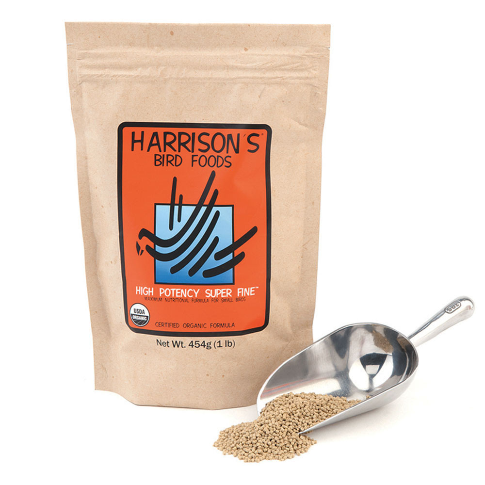 An image of Harrison's High Potency Super Fine 1lb - Organic Bird Food