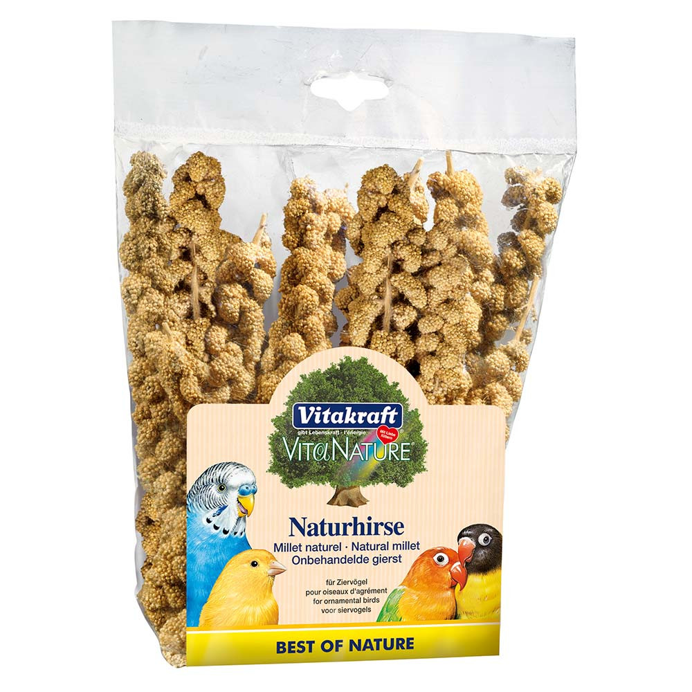 An image of Vita Nature Millet Sprays - 300g - Delicious Treat for Birds