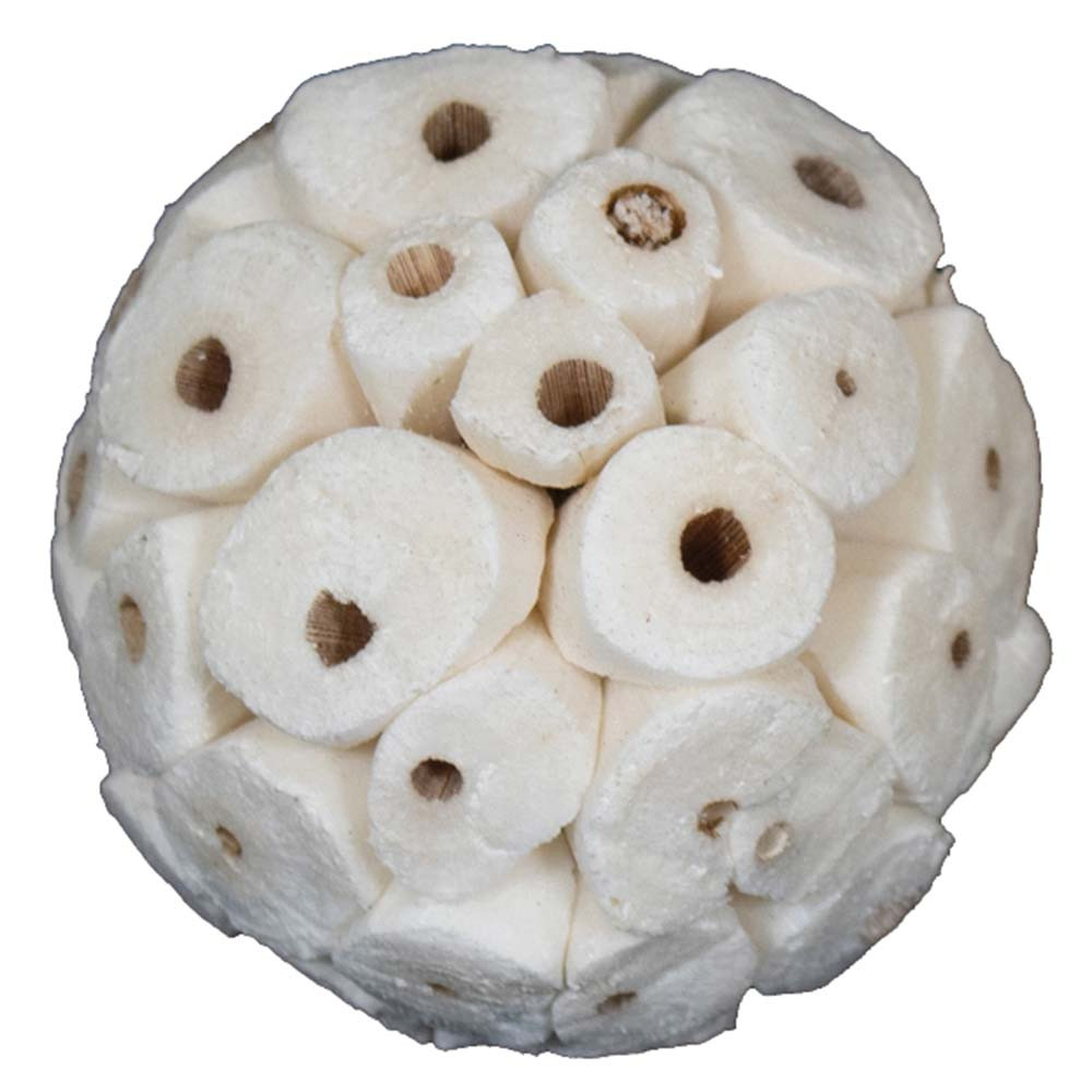 An image of Super Sola Balls Chewable Parrot Toys Small Pack of 6