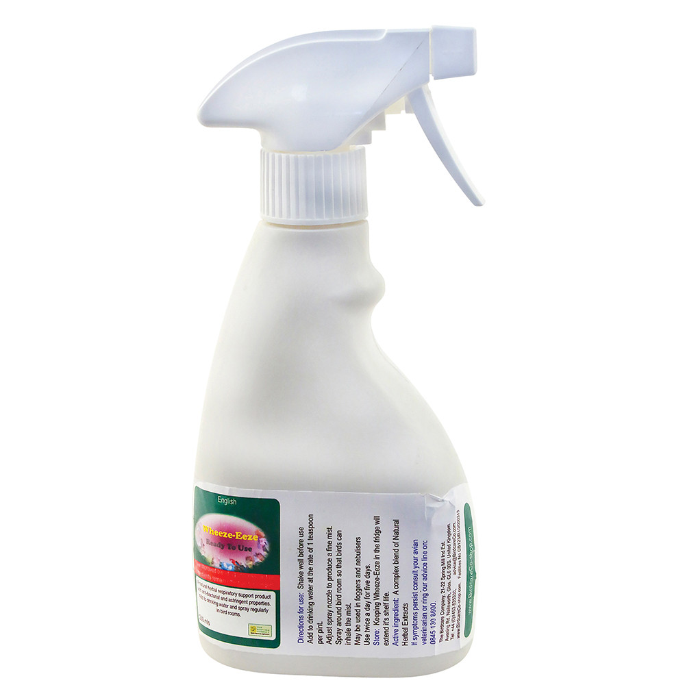 An image of Wheeze-Eeze 250ml - Ready-to-Use Respiratory Aid for Birds