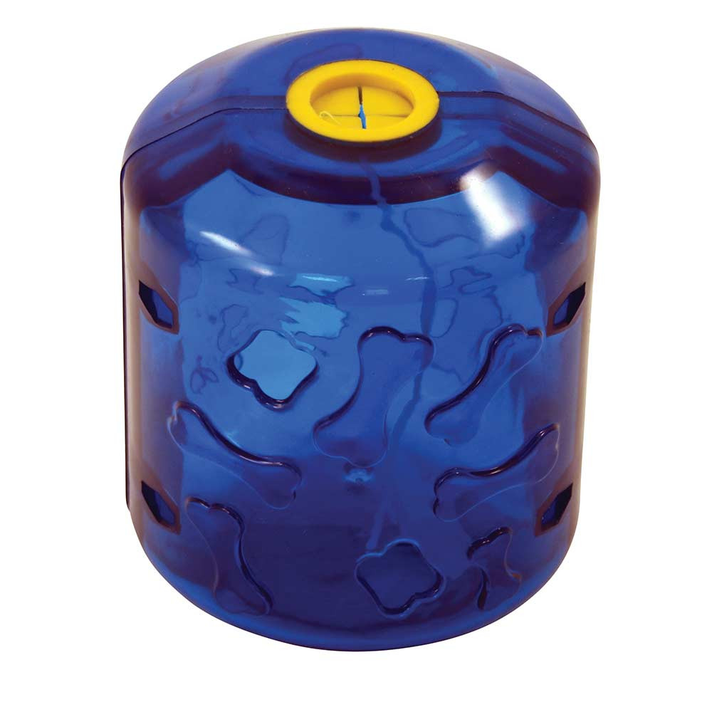 An image of Chase n Chomp Seek-It Rolling Barrel of Fun Dog Toy
