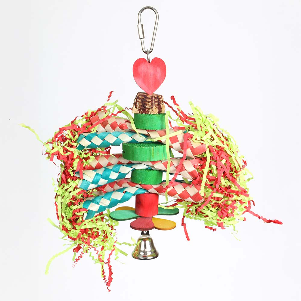 An image of Mistletoe Madness Christmas Parrot Toy