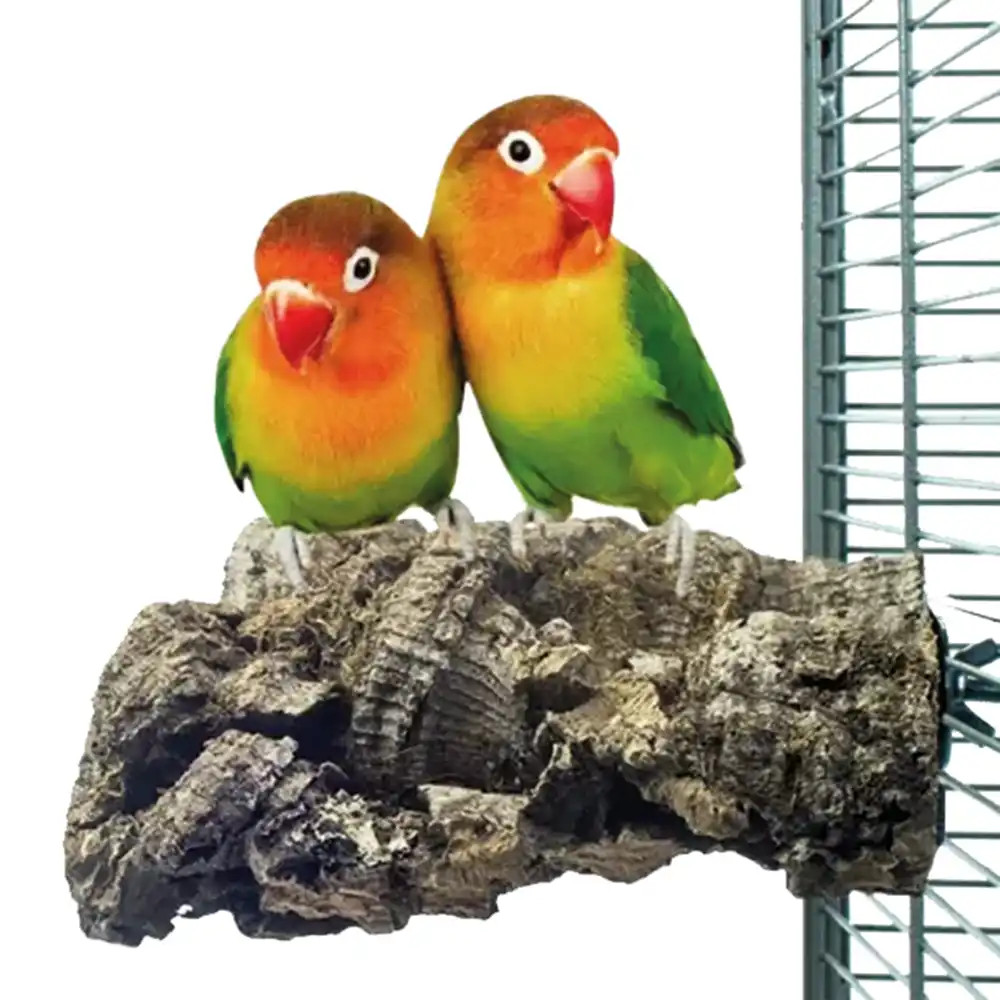 An image of Back To Nature Cork Platform Parrot Perch Small