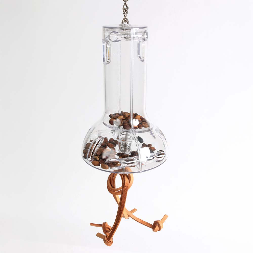 An image of Creative Foraging Clever Capsule Parrot Toy
