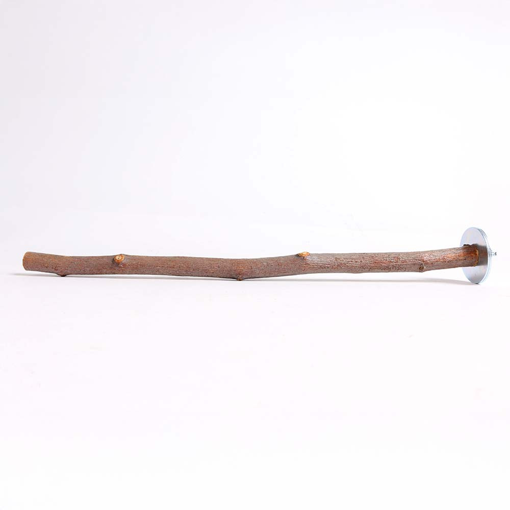An image of Mini Natural Willow Parrot Perch 12" (30cm) - 0.5" Dia
