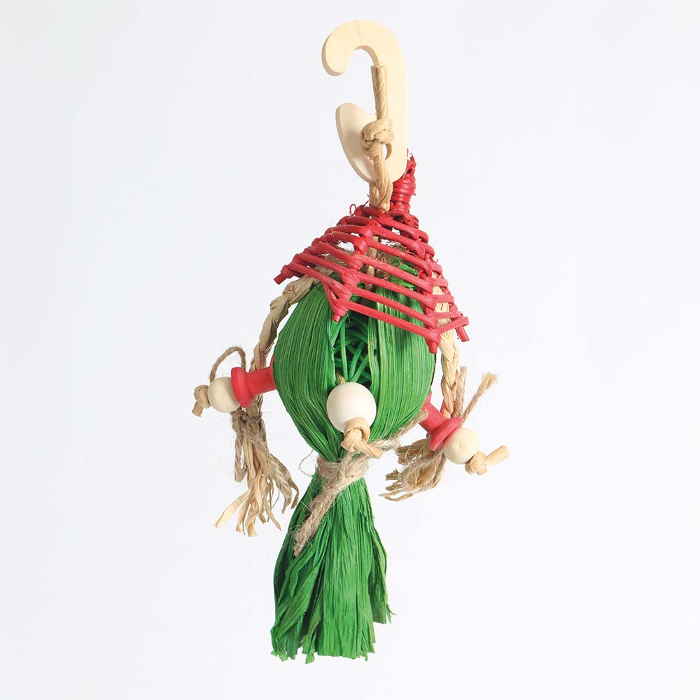 An image of Christmas Gnome Parrot Toy
