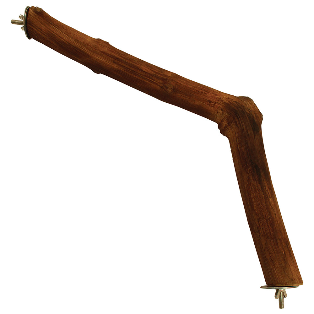 An image of Natural Corner Parrot Perch - Large