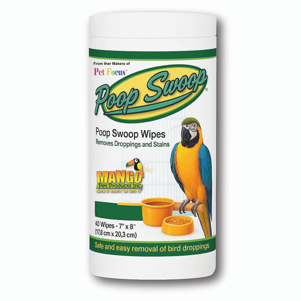 An image of Poop Swoop Bird Mess Cleaning Wipes Pack of 40
