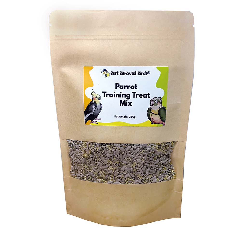An image of Best Behaved Birds Training Parrot Treat Mix 250g