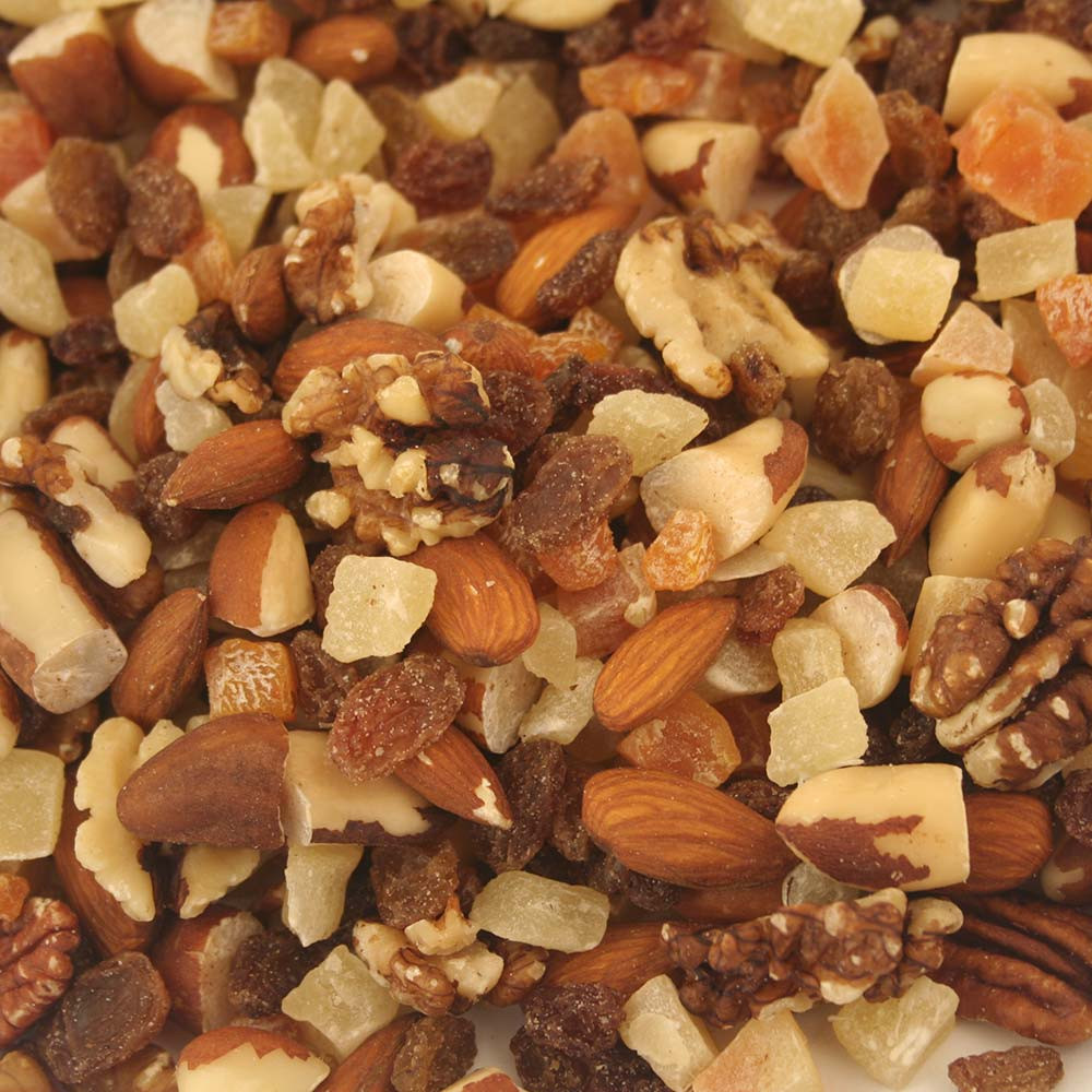 An image of Tidymix Human Grade Mixed Fruit and Nut Parrot Treat 250g