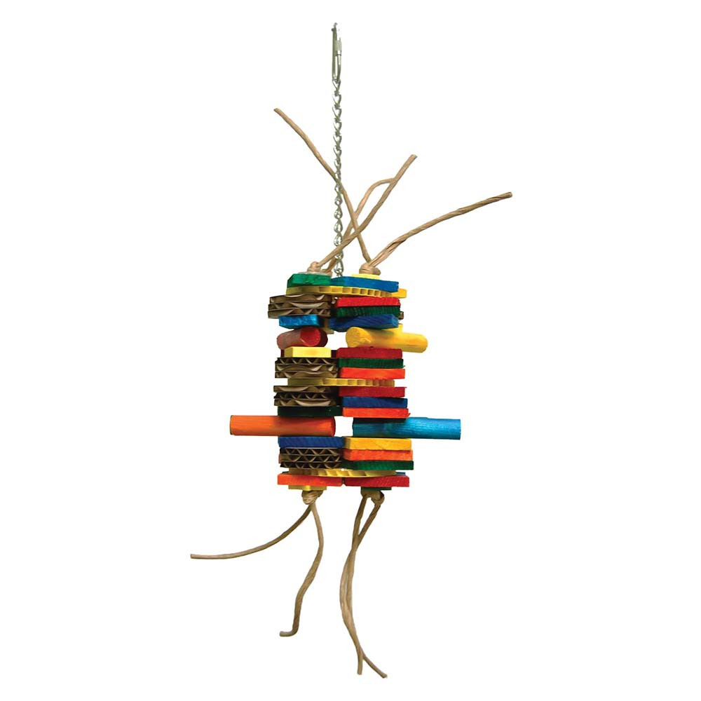 An image of Stormy Twin Stack Parrot Toy - Small
