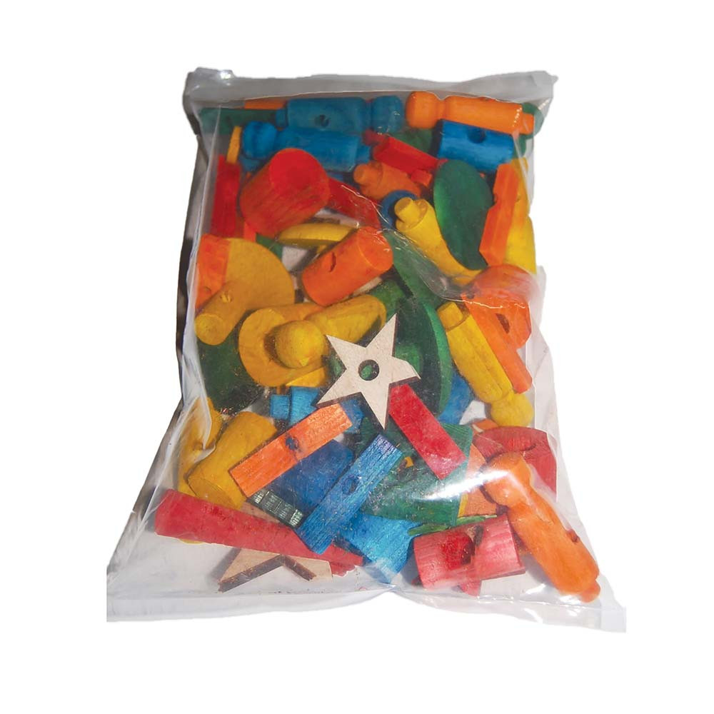 An image of Assorted Small Parrot Toy Making Parts - 454g