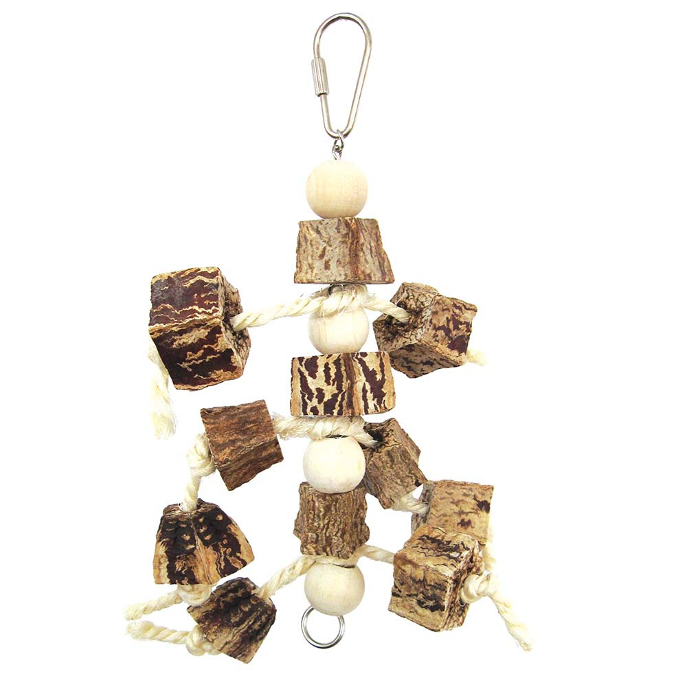 An image of Mini Mahogany Mayhem Parrot Toy