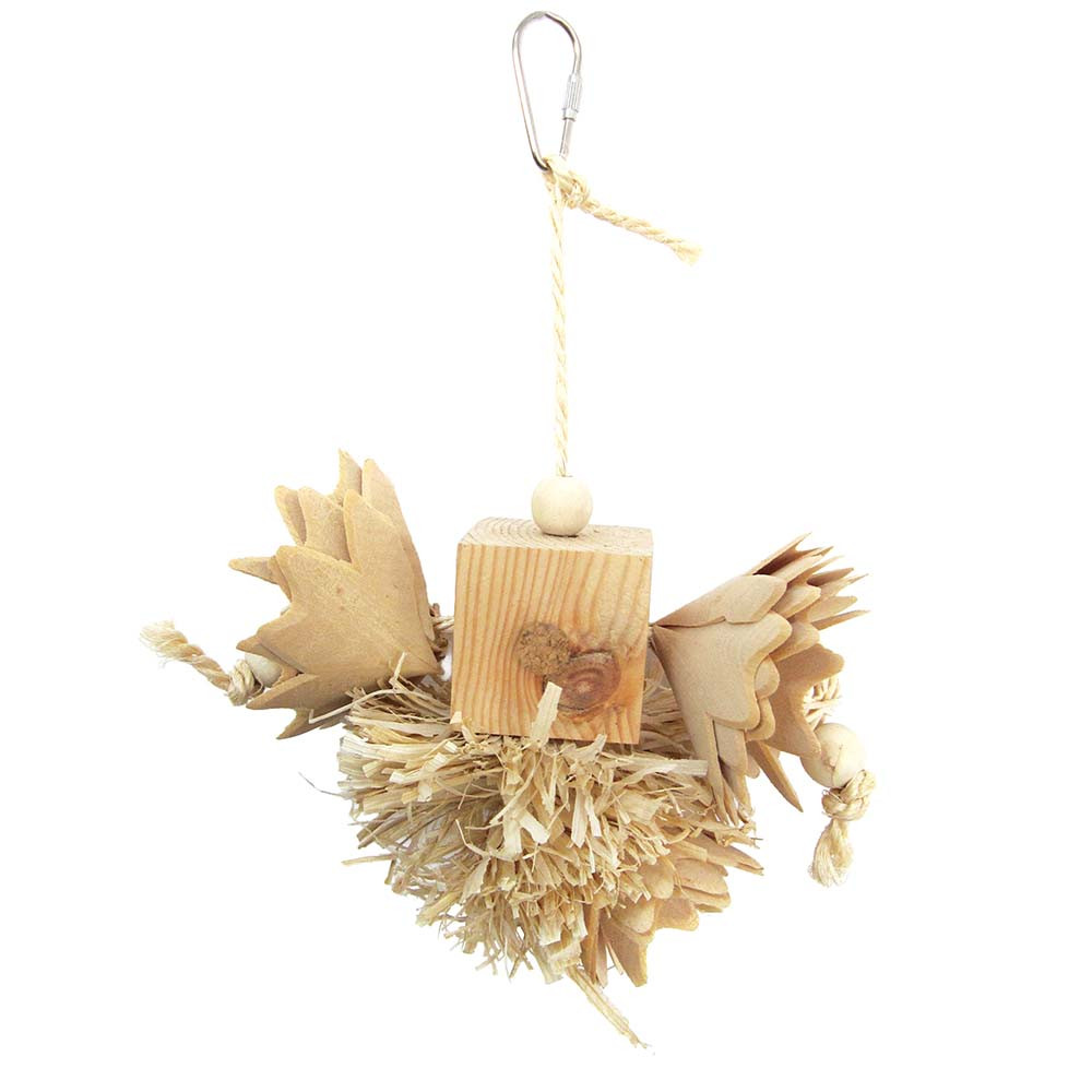 An image of Flutterby Fairy Fun Natural Parrot Toy