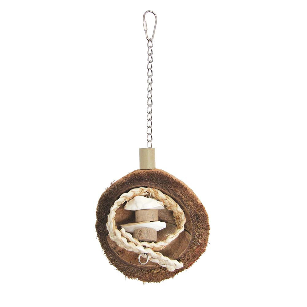 An image of Coconut Crazy Chew and Preen Parrot Toy
