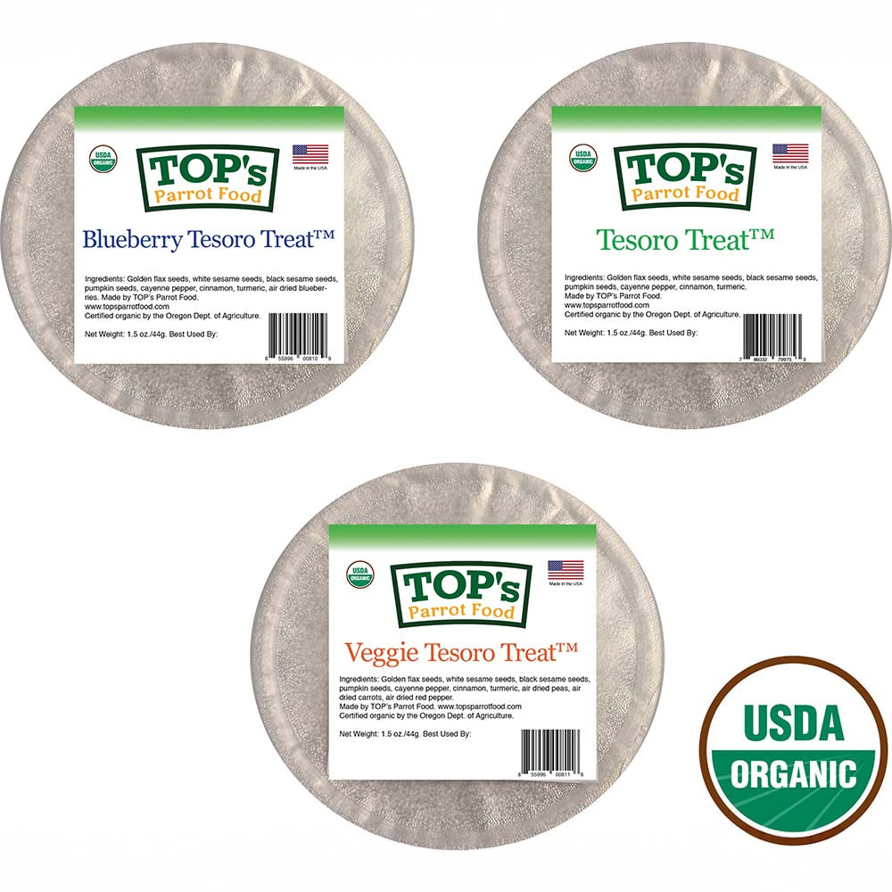 An image of TOP's Tesoro Parrot Treat Bundle