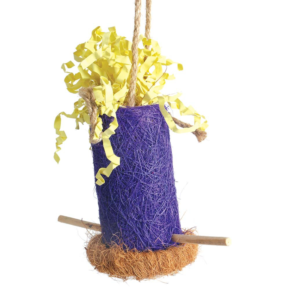 An image of Nesting Confetti Bag Parrot Toy