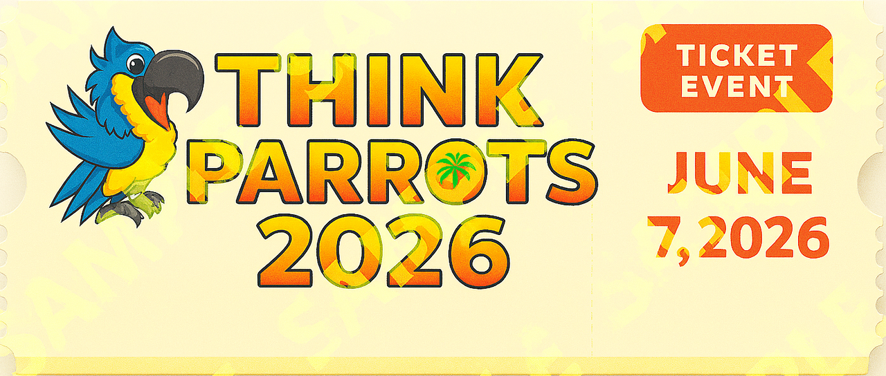 An image of Think Parrots 2026 Adult E-Ticket
