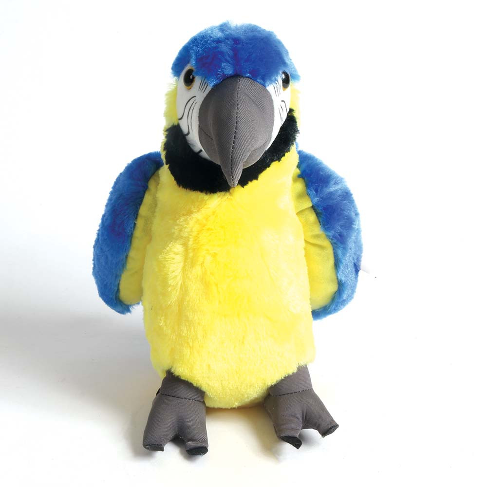 An image of Toby Goldfeather The Blue And Gold Macaw Fur Teddy - 30cm