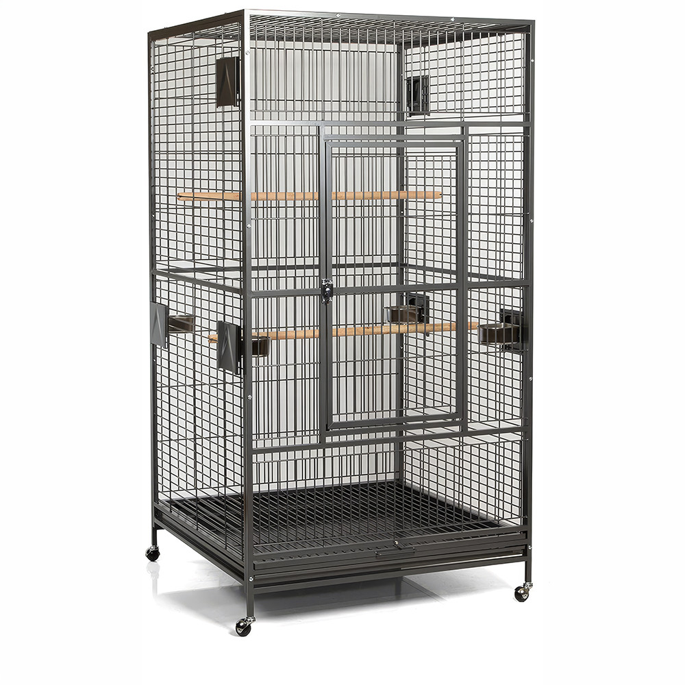 An image of Nova 1 Solid Flat Top Parrot Cage Stone