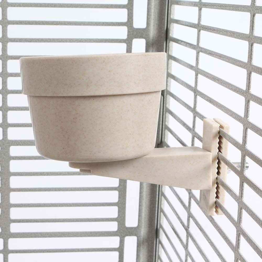 An image of Quick Locking Parrot Food or Water Bowl - Small