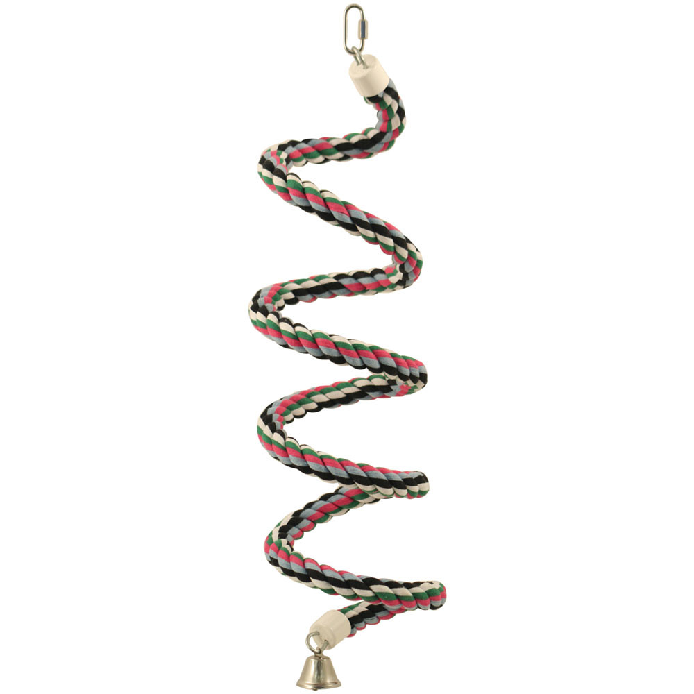 An image of Parrot Boing - Cotton Spiral Bouncing Perch - Medium