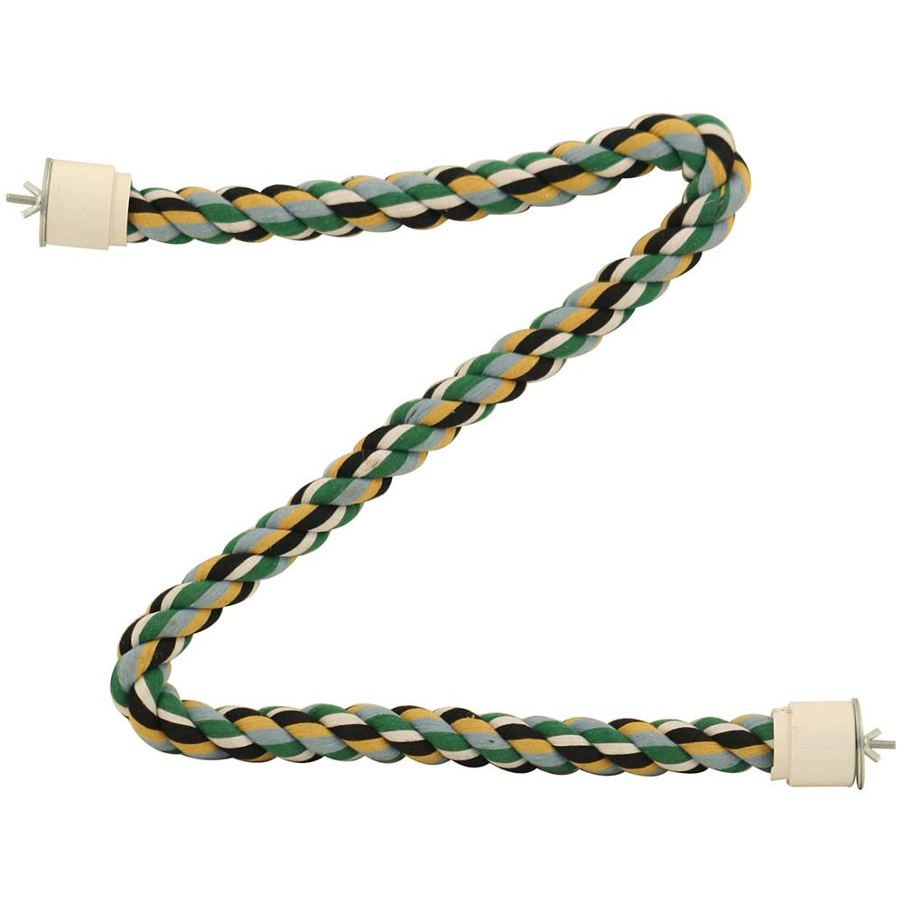 An image of Coloured Cotton Parrot Perch - XLarge
