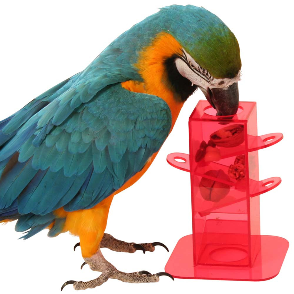 An image of Puzzle Treat Tower Parrot Toy