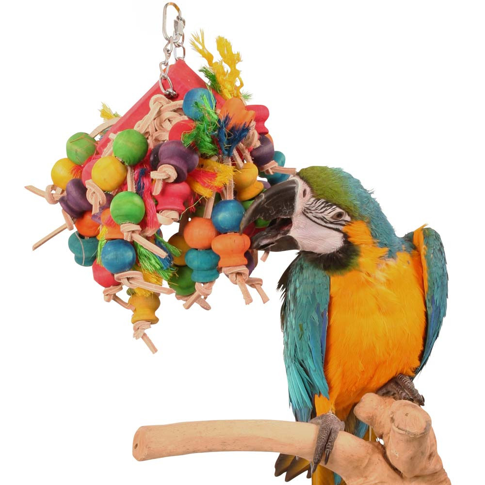 An image of Stuffed Slice Parrot Toy