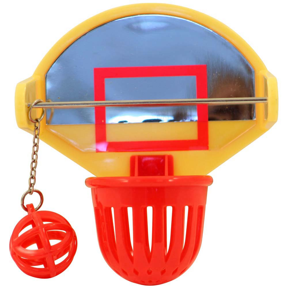 An image of JW Birdie Basket Ball Activity Bird Toy