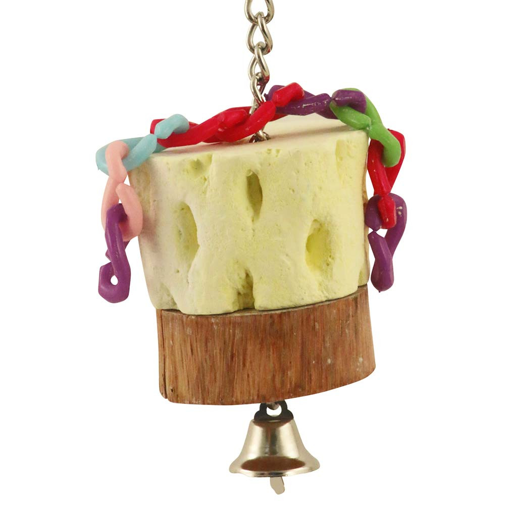 An image of Cactus Slice Mineral Chew Parrot Toy