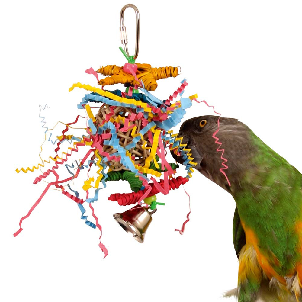 An image of Crinkle Crinkle Little Star Parrot Toy