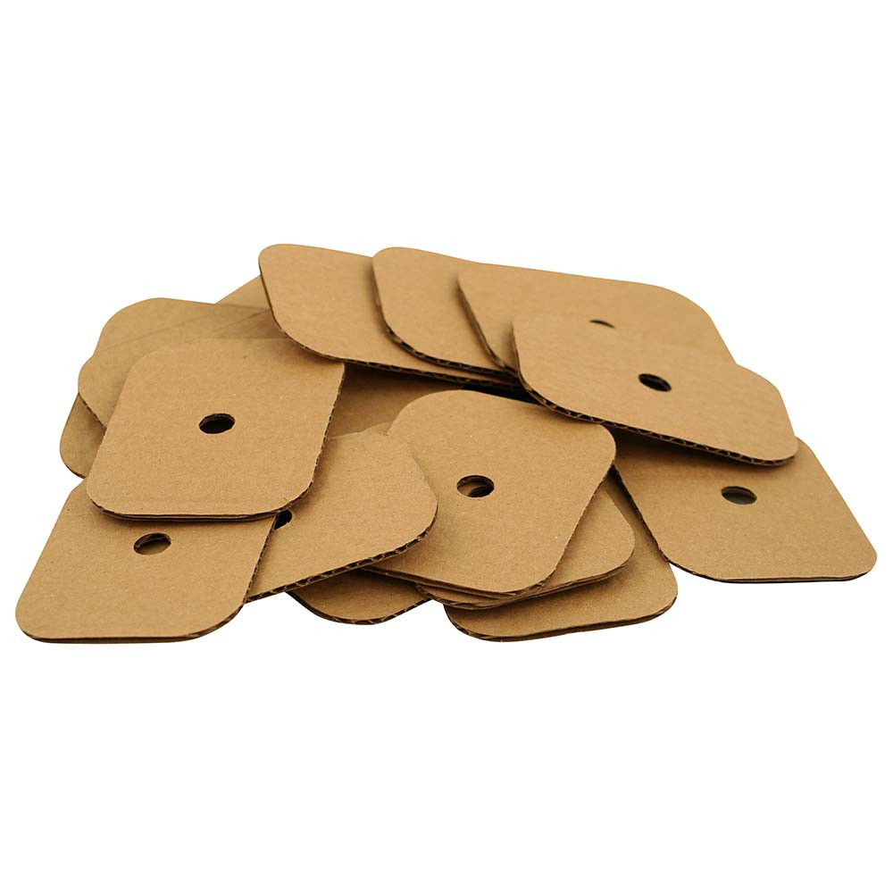 An image of 20 Cardboard Slice Refills Large for Parrot Toys