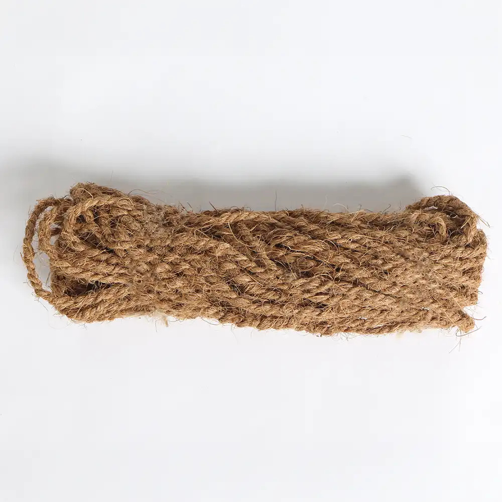 An image of Coconut Husk Rope Parrot Toy Making Part - 3/16" x 50 foot