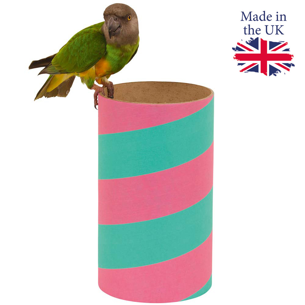 An image of Polly Pipe Parrot Hideaway Chewable Tube - Medium