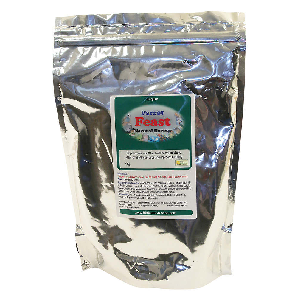An image of Parrot Feast Eggfood - Natural - 1Kg