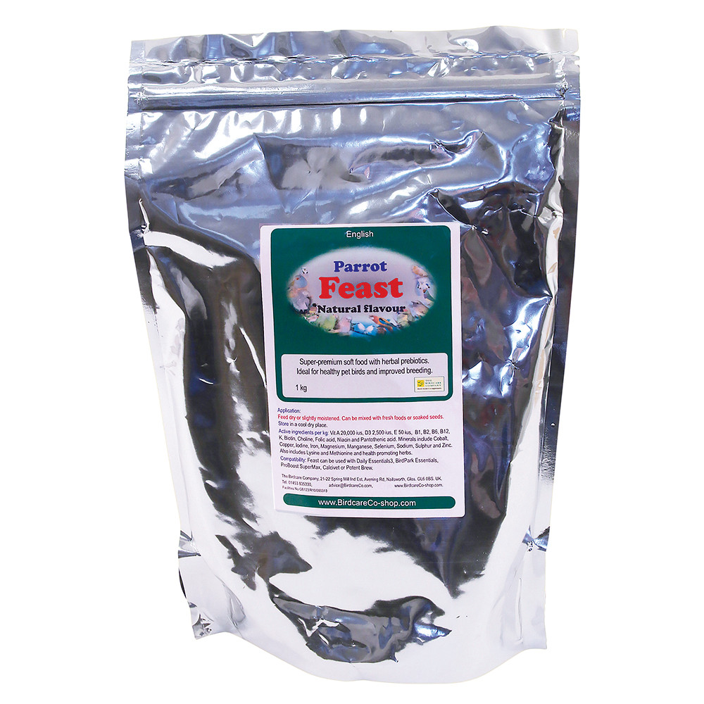 An image of Parrot Feast Eggfood - Natural - 1Kg