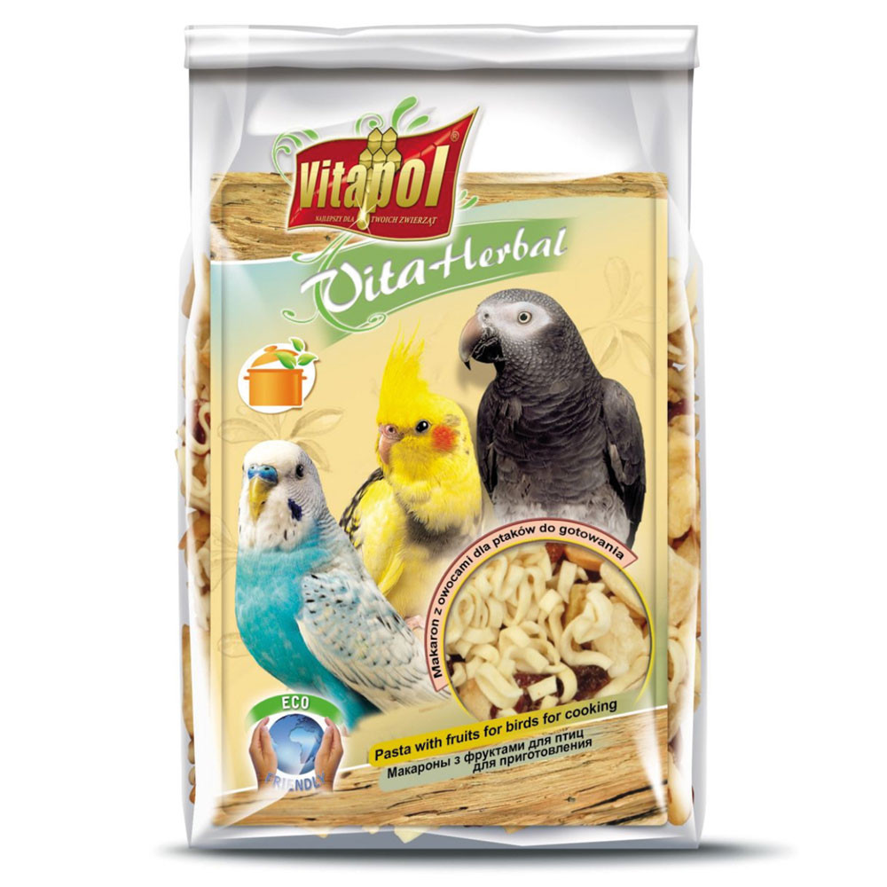 An image of Vitapol Instant Pasta Treat for Pet Birds and Parrots - 130g