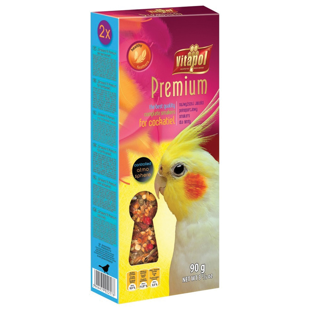 An image of Vitapol Premium Cockatiel Sticks - Twinpack