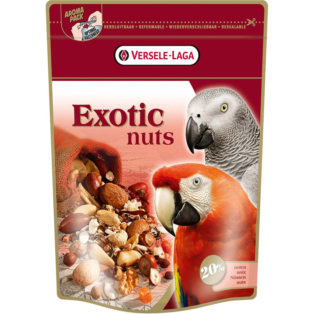 An image of Prestige Exotic Nut Mix Parrot Treat - 750g