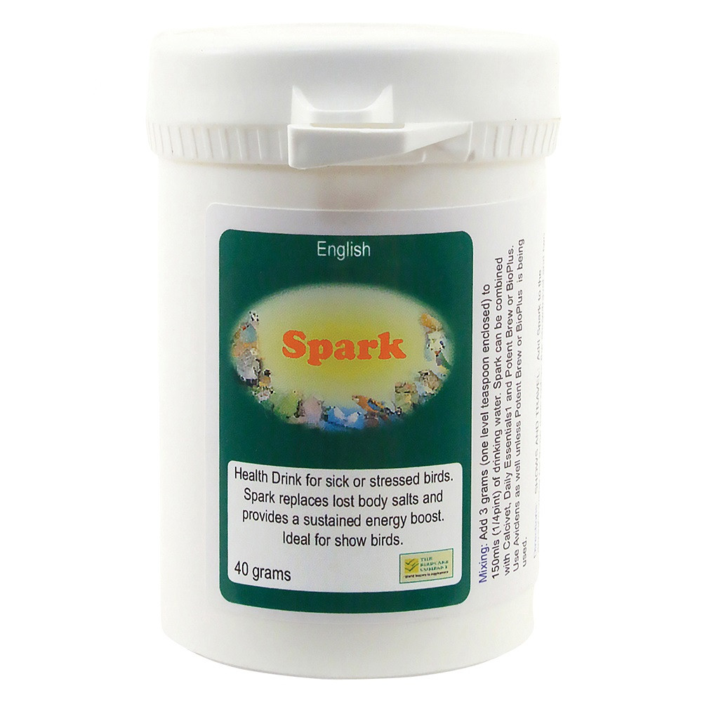 An image of Spark Tonic - 40g - Energy Boosting Bird Supplement