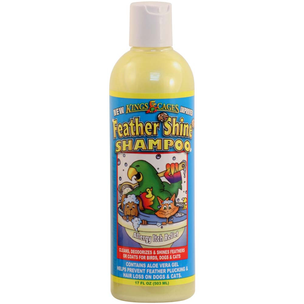 An image of Feather Shine Pet and Parrot Shampoo 17oz