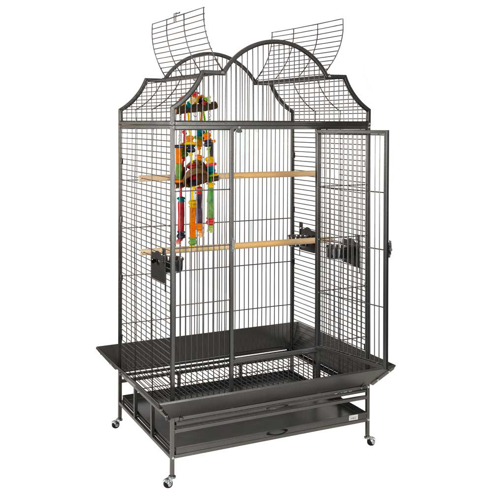 An image of Enterprise Large Top Opening Parrot Cage - Antique
