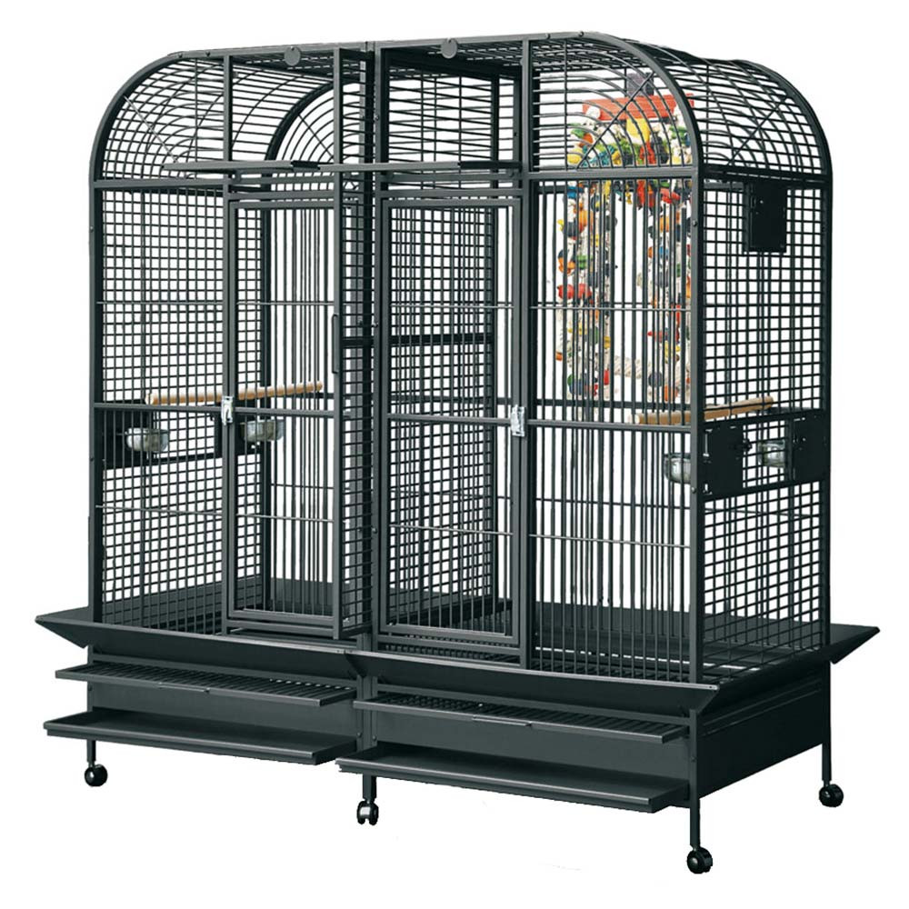 An image of Castello 2 Large Parrot Cage with Divider