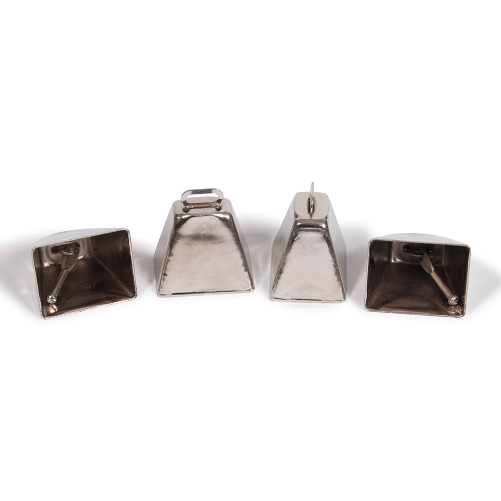 An image of Medium Cowbells - Parrot Toy Making Part - 4 Pack