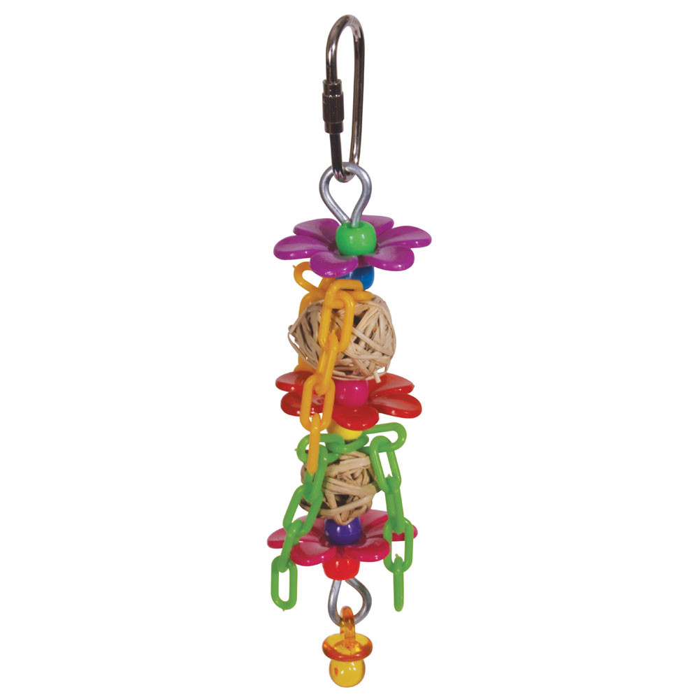 An image of Flower Fest Small Parrot Toy
