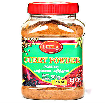 Leela Roasted Curry Powder Hot 500g